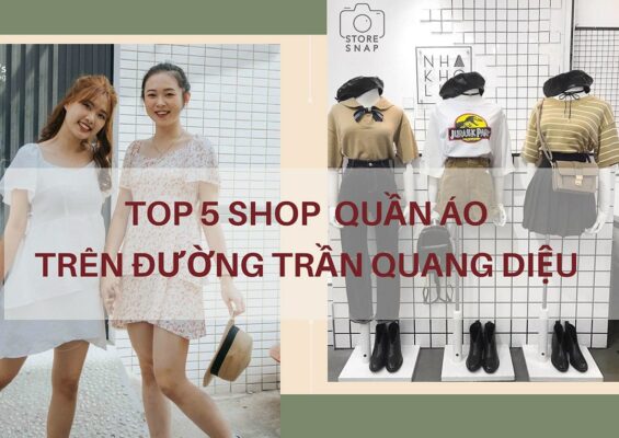 shop quần áo đường Trần Quang Diệu