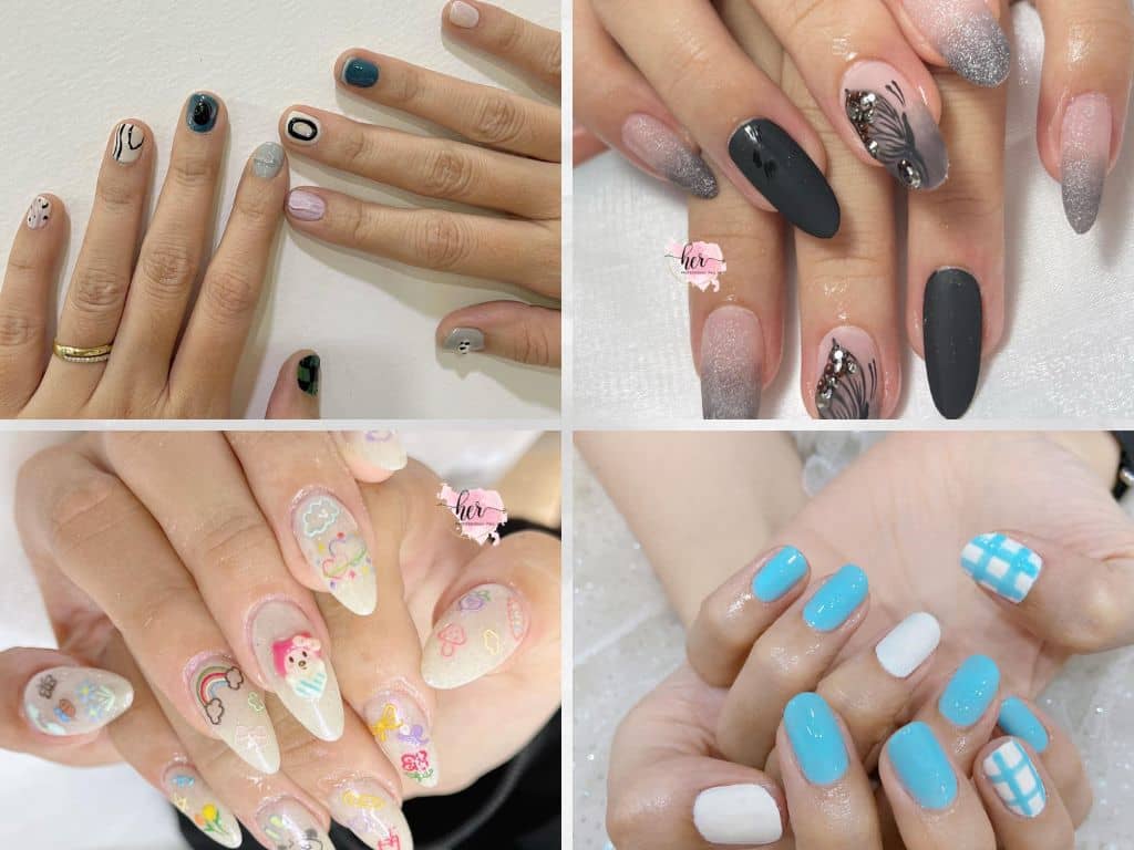 tiệm làm nail ở tân bình